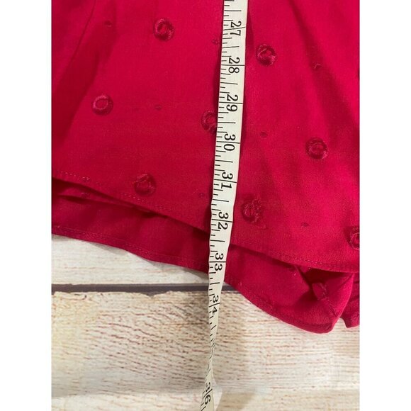 Anthropologie Women's Wrap Pink/Red Bohemian Romper - Small - Picture 8 of 13